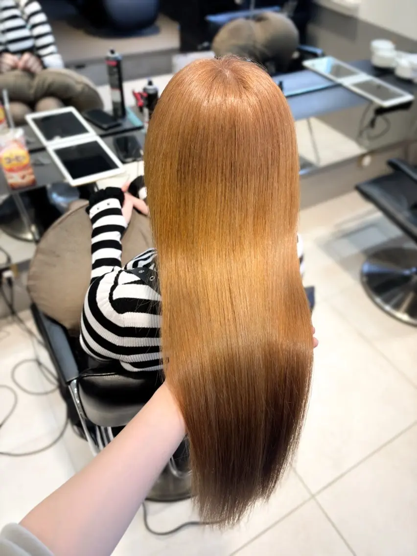 ロング カラー ヘアカラー トリートメント 柔らかgirly/ レイヤー/yuiのヘアスタイル