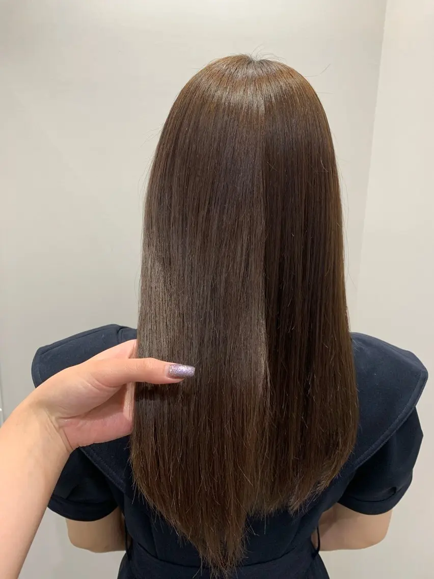 セミロング カラー カット ヘアカラー トリートメント 🍓韓国ヘア レイヤ ーカット🍓笠原 葵のヘアスタイル