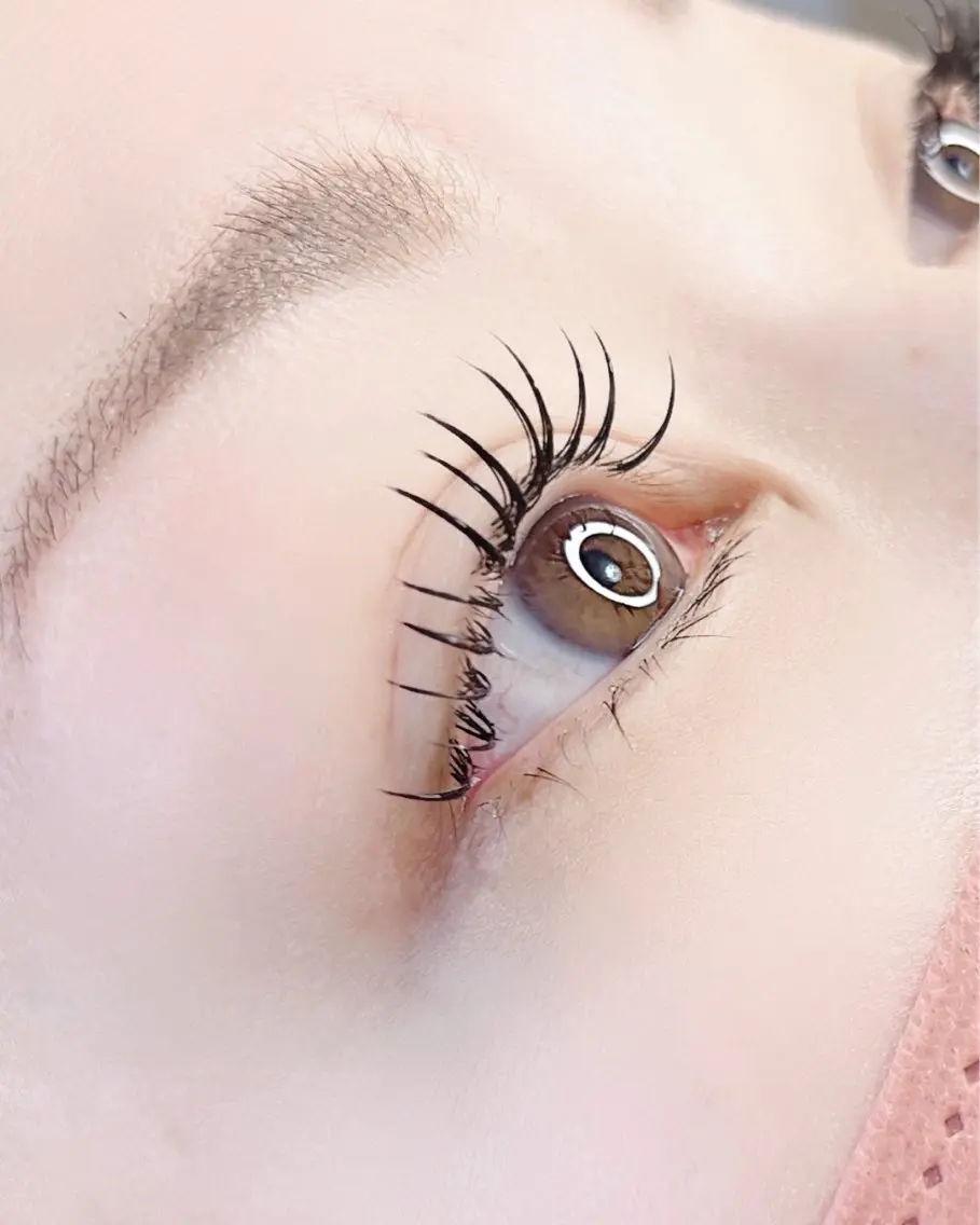 ❤️minimo価格❤️高持続LED🌈フラットラッシュ80​〜​100本✦ナチュラル✦LEDオプション込みの写真