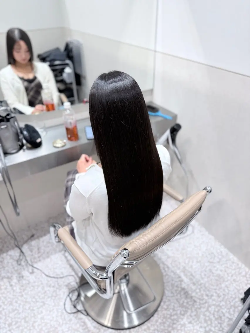 ロング 縮毛矯正 髪質改善/美髪矯正/ 池袋/HlBlKlのヘアスタイル
