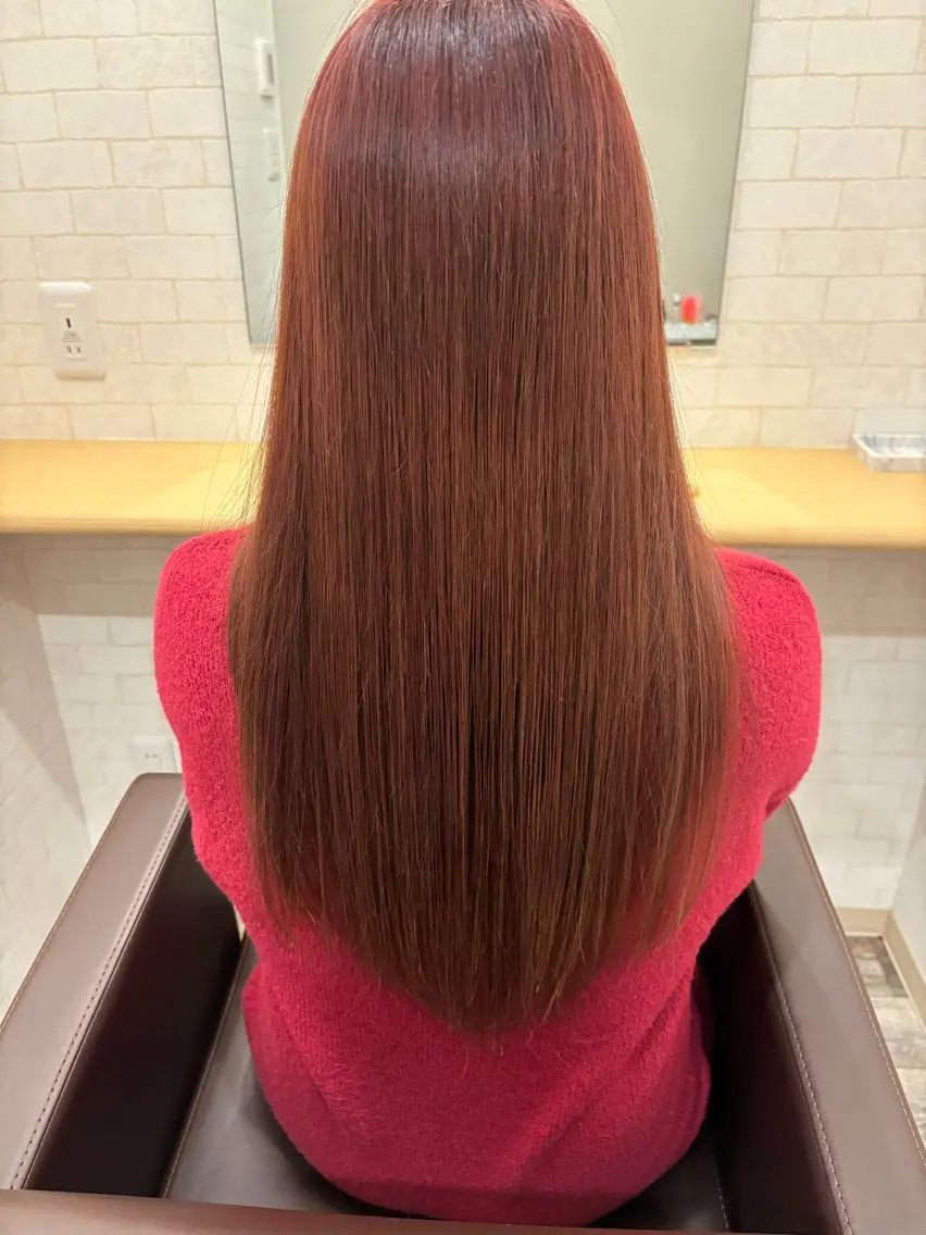 ロング ヘアカラー トリートメント masa ディレクターのヘアスタイル