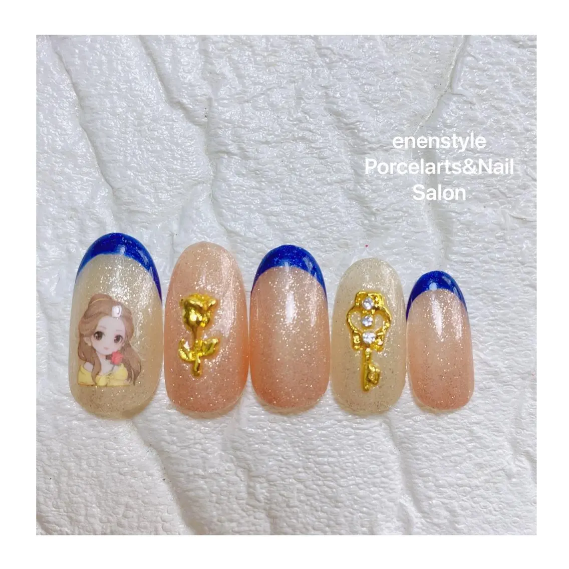 ミディアム ネイル 🐾enen style 🐾のネイルデザイン