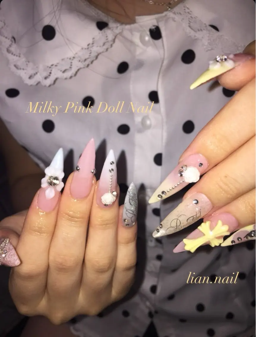 ネイル パステルネイル ハンドネイル Lian nailのネイルデザイン