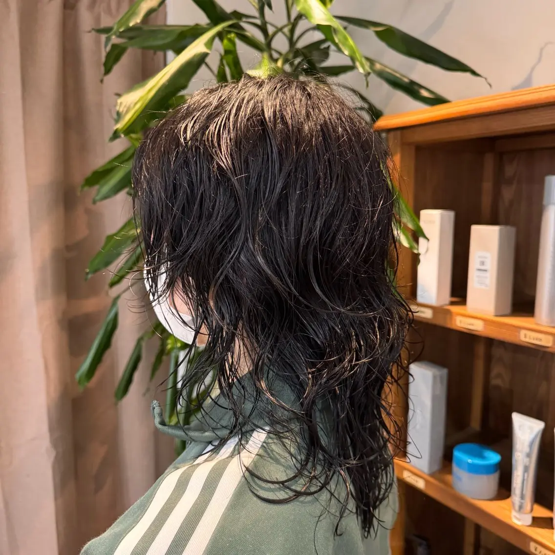 ミディアム パーマ カット パーマ パーマモデル募集中 渥美翔人のヘアスタイル