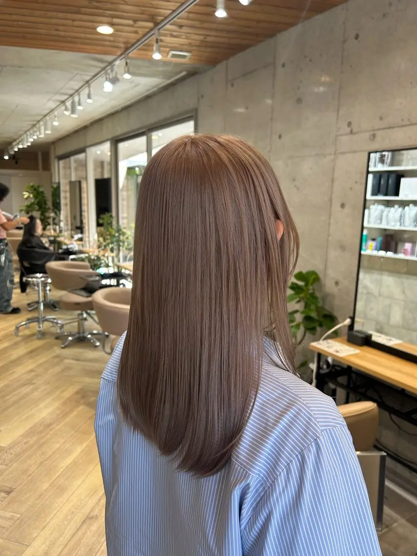 ミディアム ヘアカラー 似合わせカット&艶 カラー🤍ヒナタ🤍のヘアスタイル