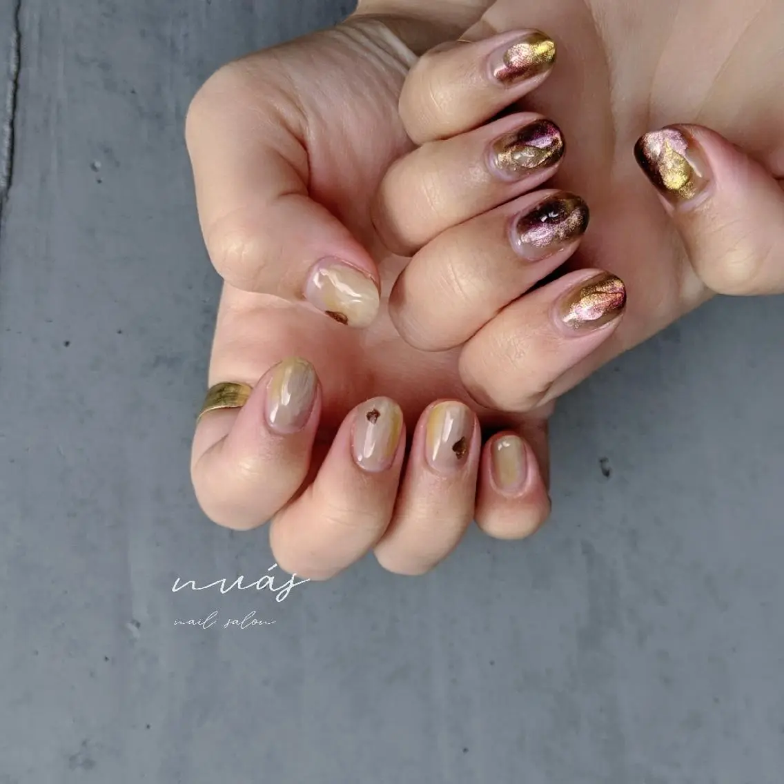 ネイル nuás nail & eyeのネイルデザイン