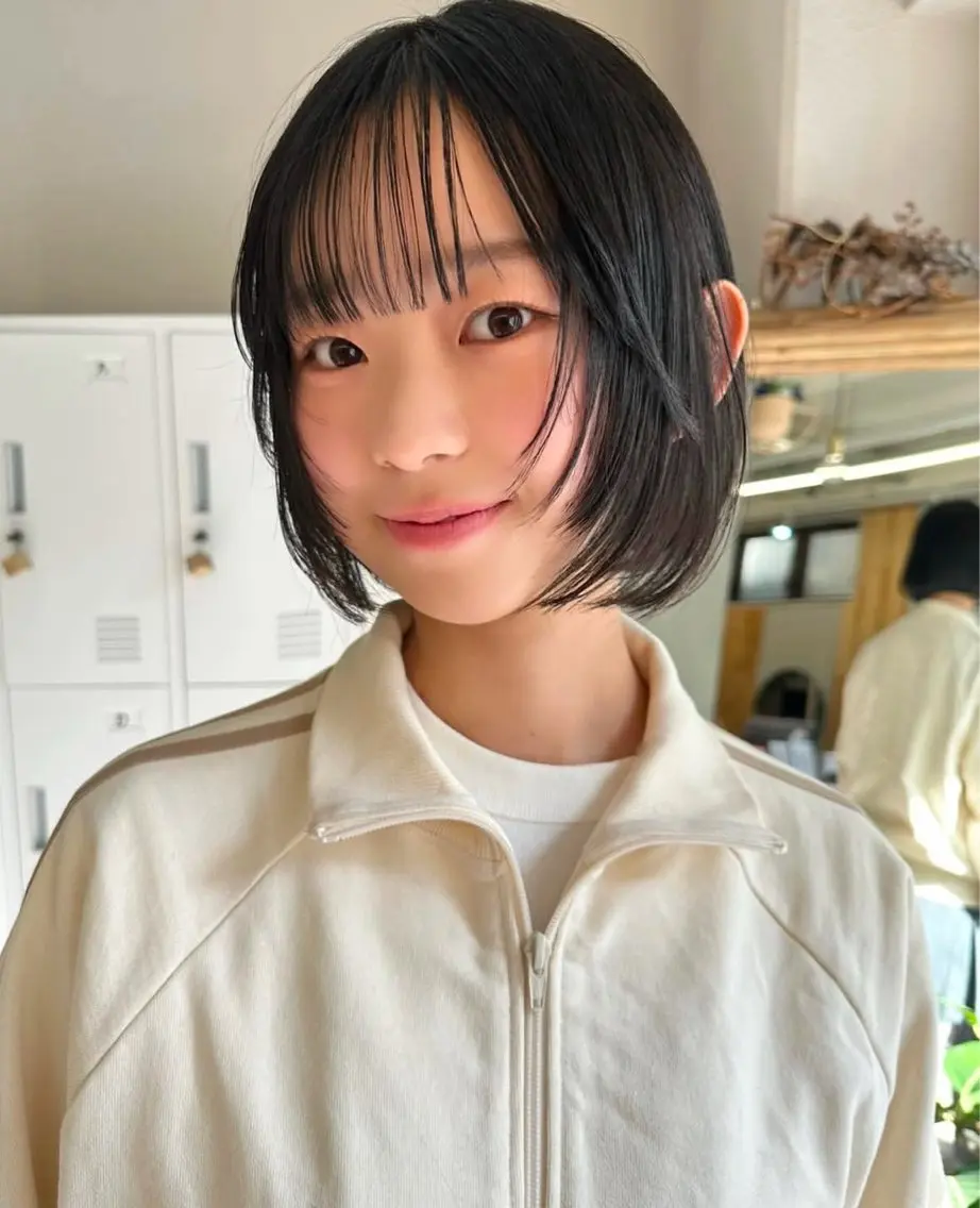 ショート 縮毛矯正/ショート なーな🎀🤍のヘアスタイル