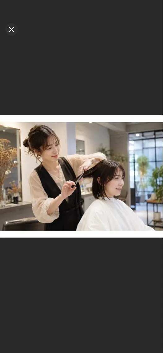 ロング 似合わせカット 森川 紗菜のヘアスタイル