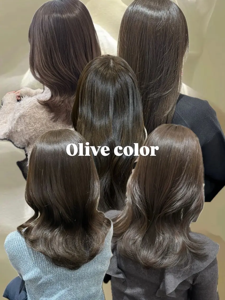 ロング ヘアカラー トリートメント 髪質改善縮毛矯正/ 堤　葵生のヘアスタイル