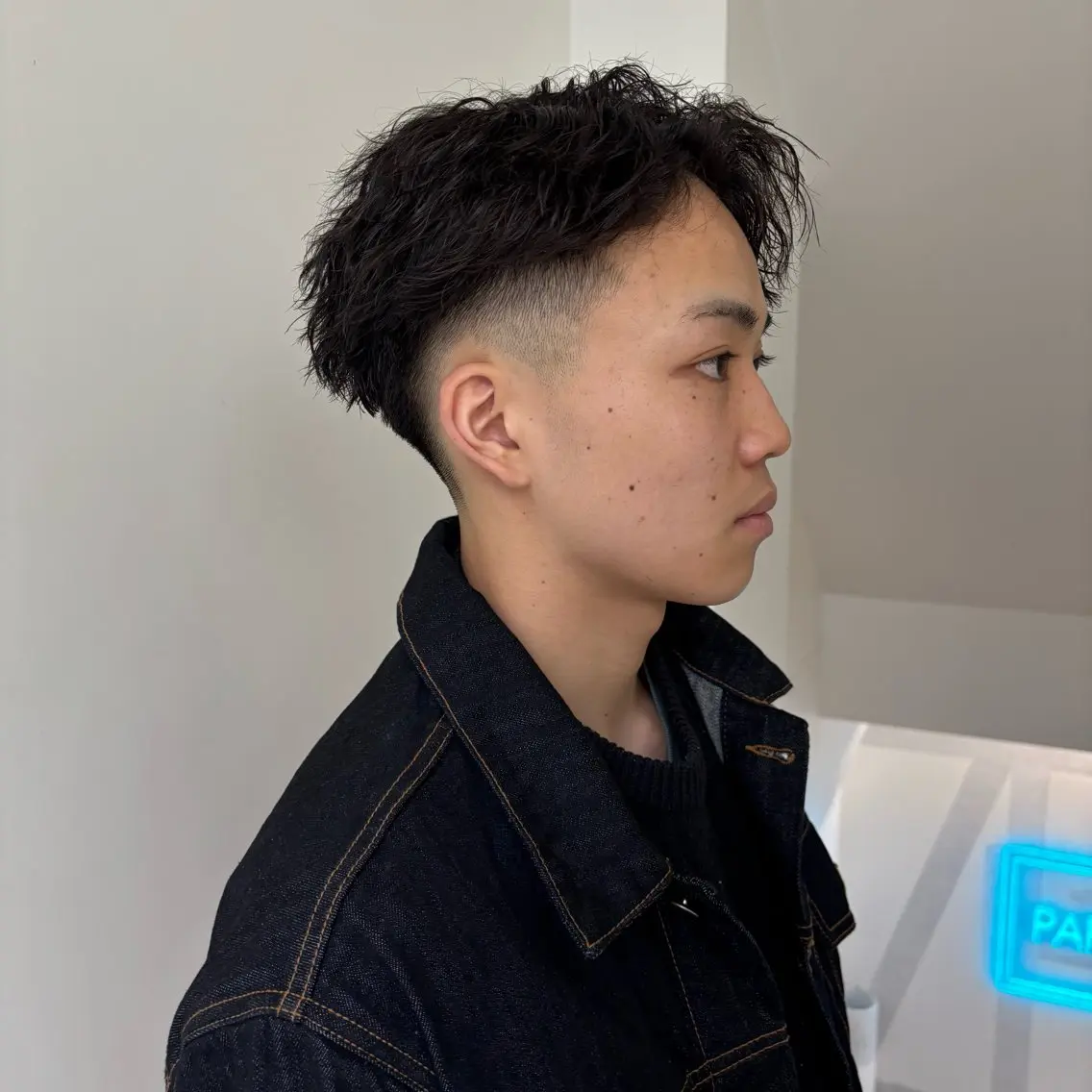 ショート パーマ メンズ カット パーマ men's/perm colorDaijuのヘアスタイル