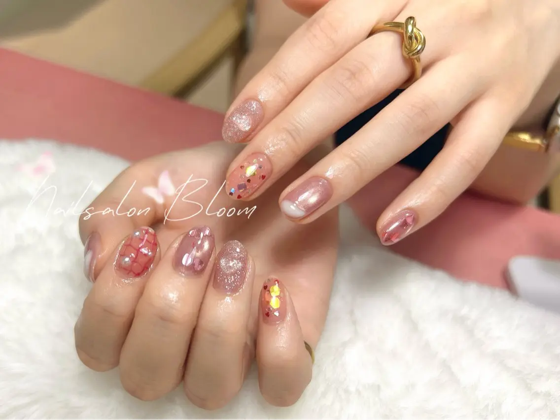 ネイル 持ち込み Nail Bloom横浜西口店のネイルデザイン