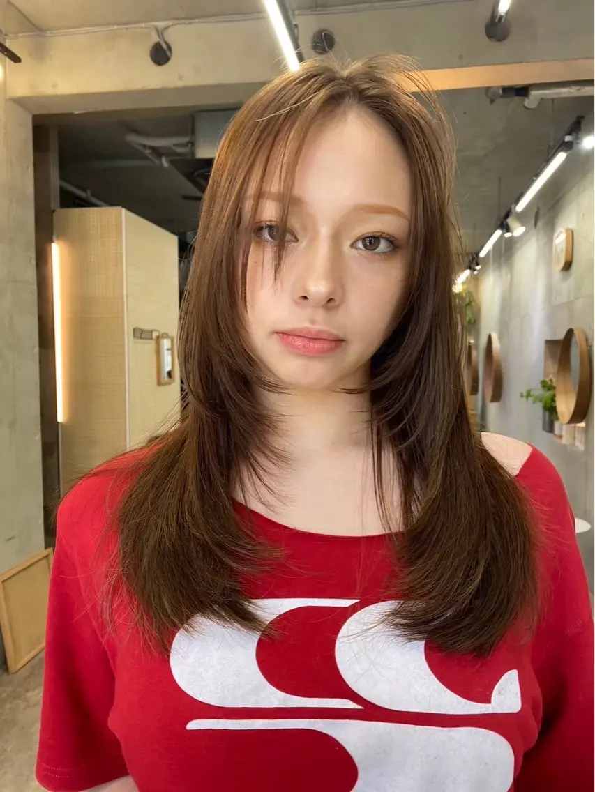 ロング カラー ベージュカラー ブリーチ ケアブリーチ 透明感カラー ダブルカラー 🤎𝐌𝐚𝐨⌇ お悩み解決美容師🤎のヘアスタイル