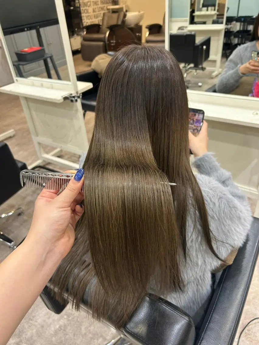 カラー ボブ&寒色🎐ᩚ 短髪 COCOROのヘアスタイル