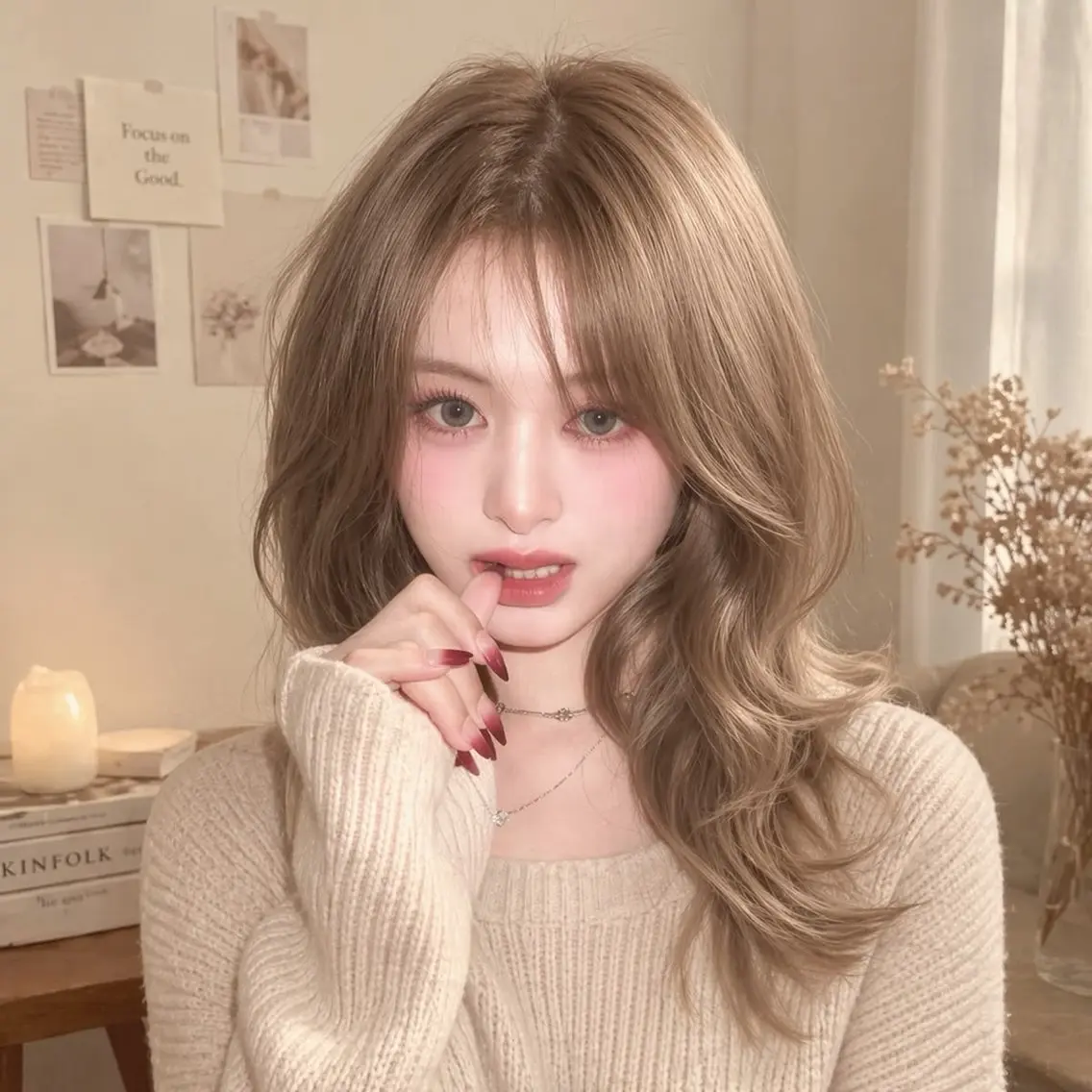 カラー ヘアカラー トリートメント 透明感カラー🎀艶髪 Anju/渋谷🎀のヘアスタイル