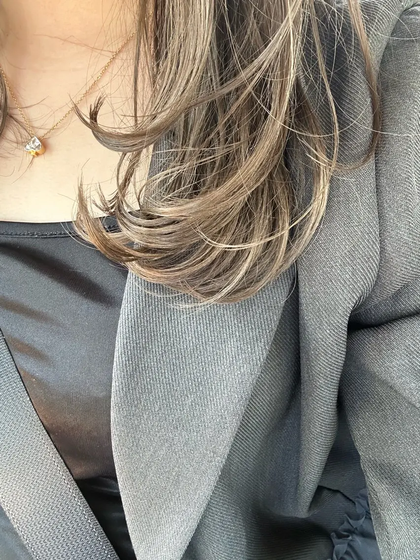ロング 韓国風ヘア そら୨୧˖men's /デザインカラーのヘアスタイル
