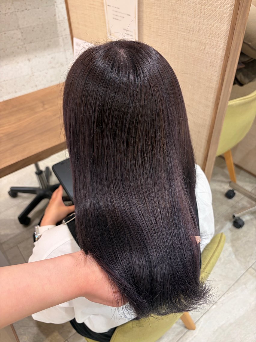 ミディアム ヘアカラー トリートメント 澤田 華月のヘアスタイル