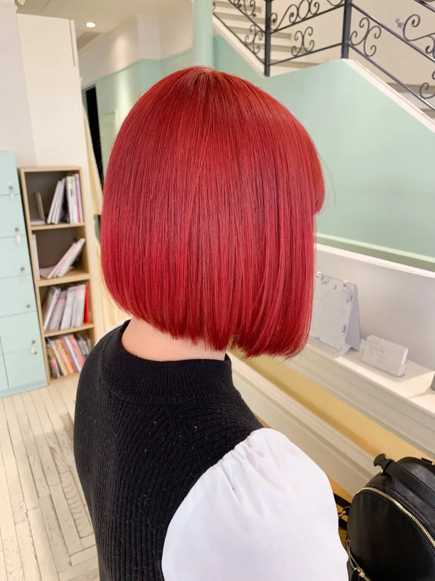 ショート カット ヘアカラー トリートメント 🍀ケアブリーチ カラー🍀坂井のヘアスタイル