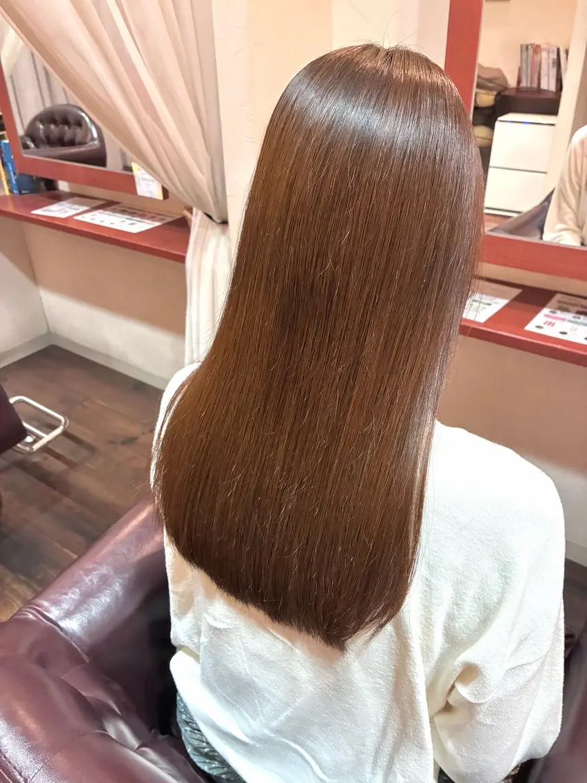 酸性ストレート＋最高級トリートメント🫧の写真