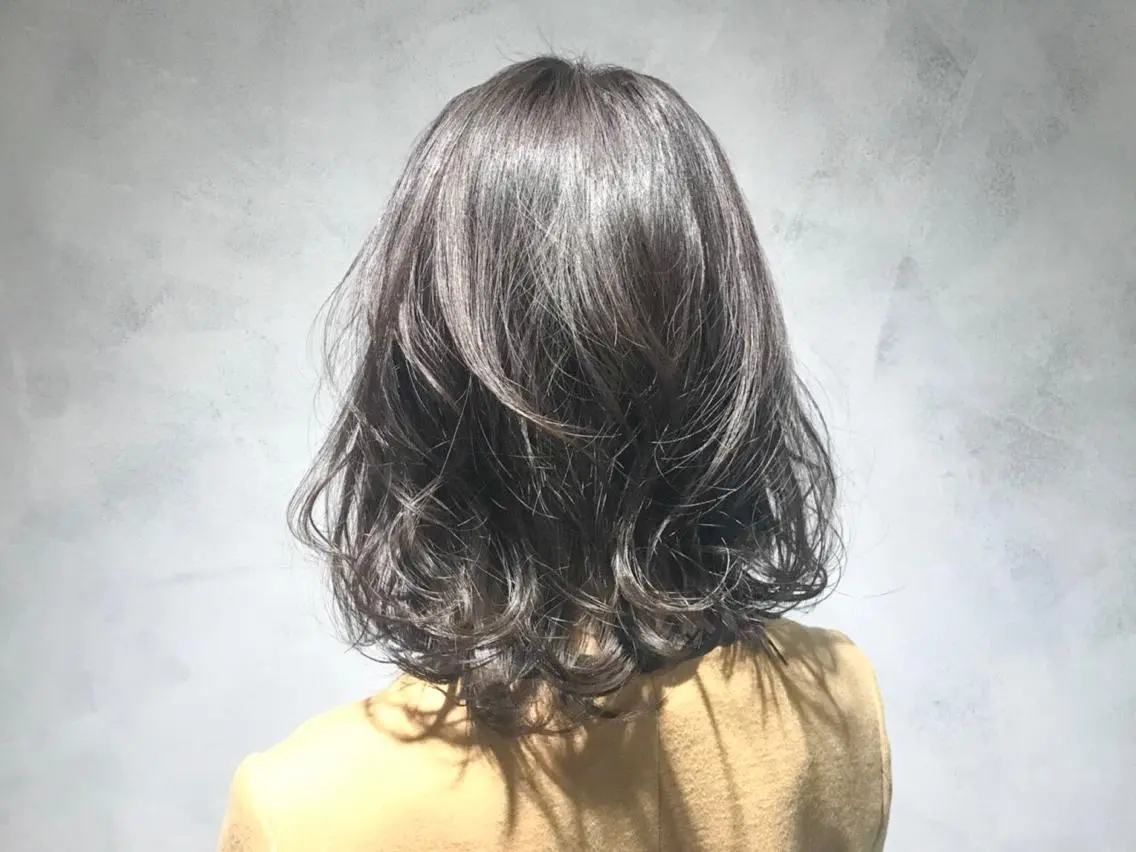 カラー パーマ ヘアアレンジ 髪質改善カラー/艶髪 LISAのヘアスタイル