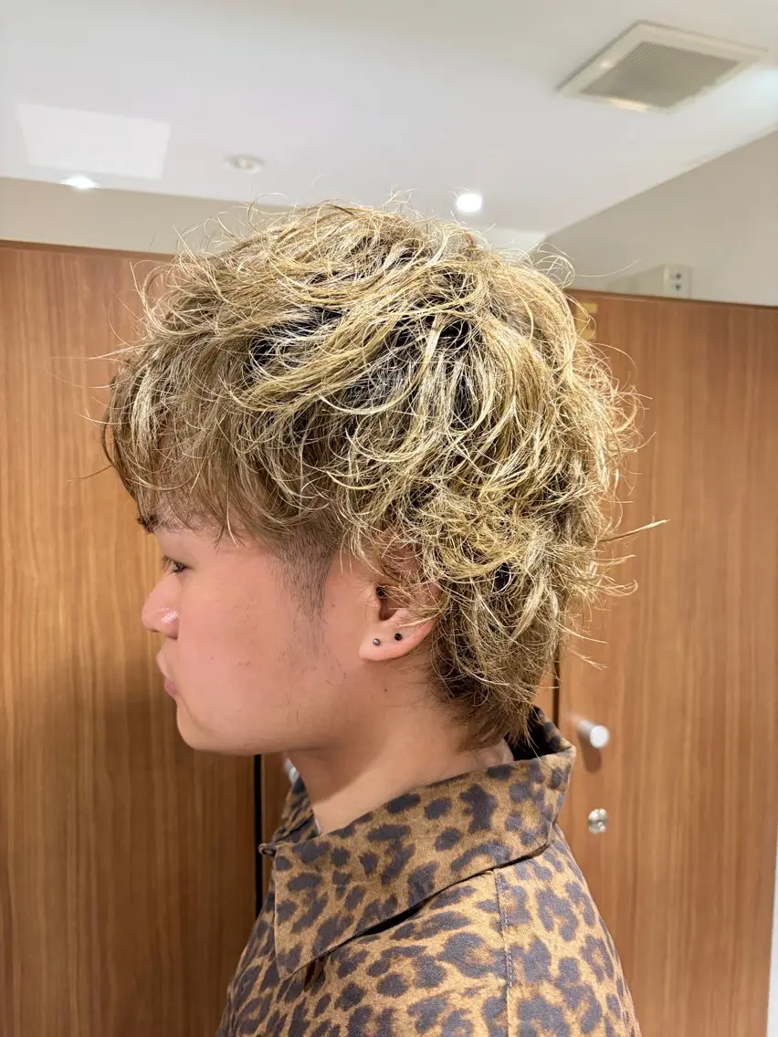 ショート カラー メンズ カット ヘアカラー トリートメント お悩み改善 美容師✂鷲田竜也のヘアスタイル