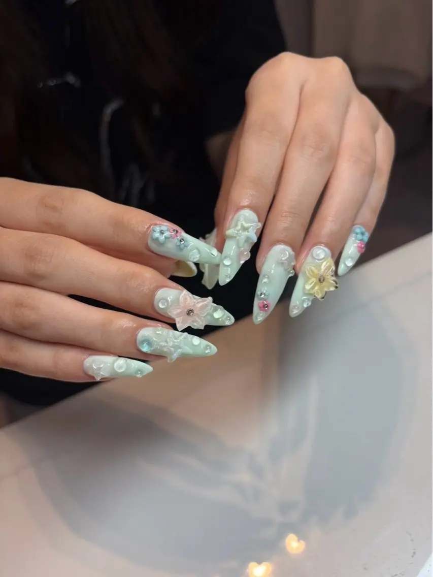 ネイル ワンホンネイル ハンドネイル nailsalon popoのネイルデザイン