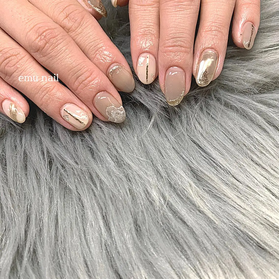 ネイル ブライダルネイル emu nailのネイルデザイン