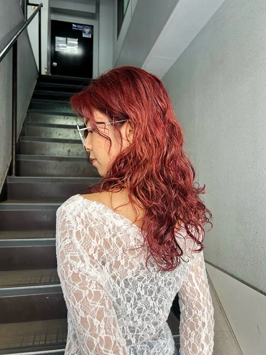 ロング ヘアカラー アンニュイlayer ／yuzu🪞🩶のヘアスタイル