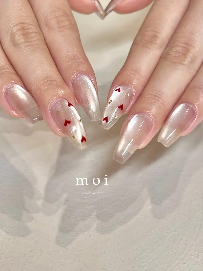 ネイル マグネットネイル nail salon moiのネイルデザイン