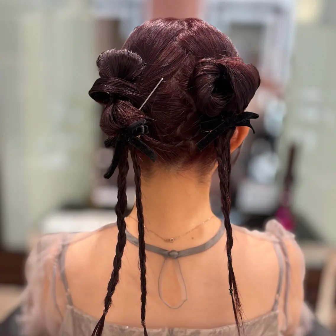 【🎀ヘアセット🎀】結婚式お呼ばれヘア、ライブ参戦ヘアなどお任せ下さい✨️※朝のお時間はリクエストで受け付けます🐈⸒の写真