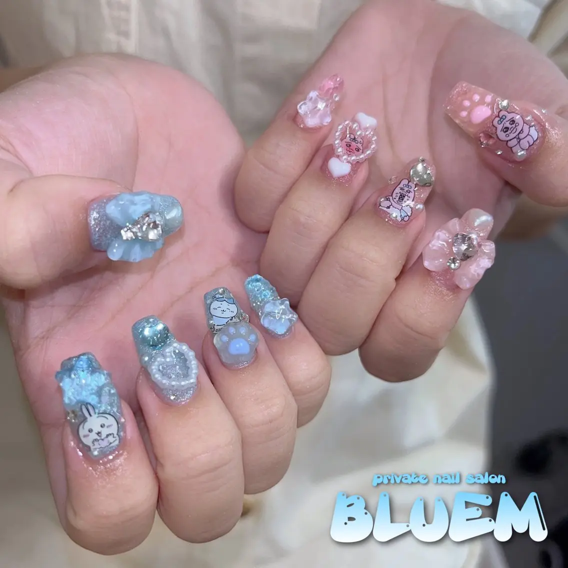 ネイル ハンドネイル BLUEM なな🐶のネイルデザイン
