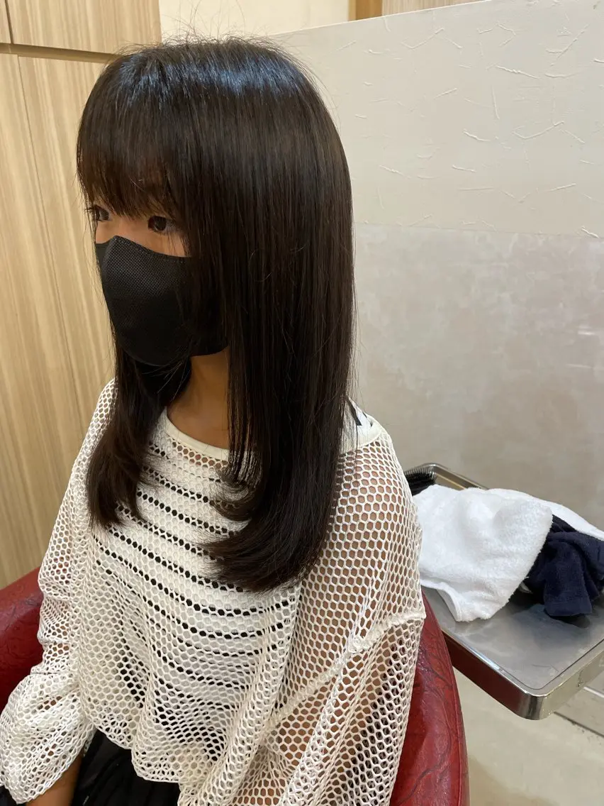 ナチュラルヘア 神田一瑳のヘアスタイル