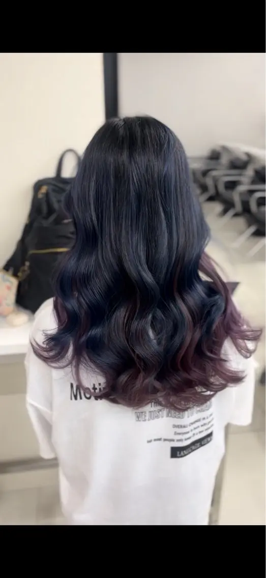 セミロング ハイライト レイヤーカット ヘアカラー トリートメント ⚜️バレイヤージュの 小池柚葉⚜️のヘアスタイル