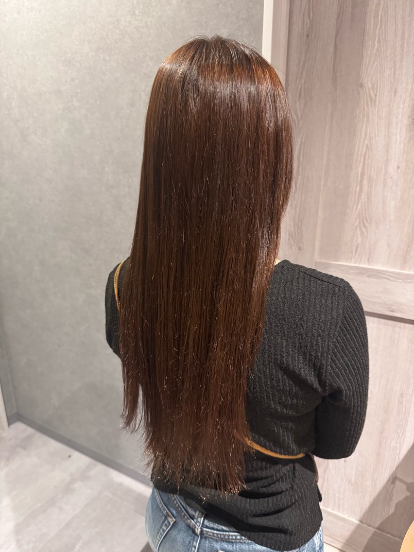 ロング ヘアカラー トリートメント Applause カリンのヘアスタイル