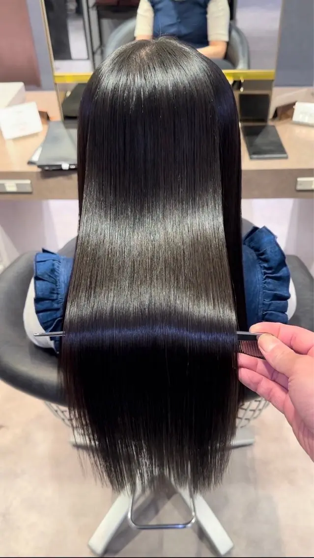 セミロング 米倉 群のヘアスタイル