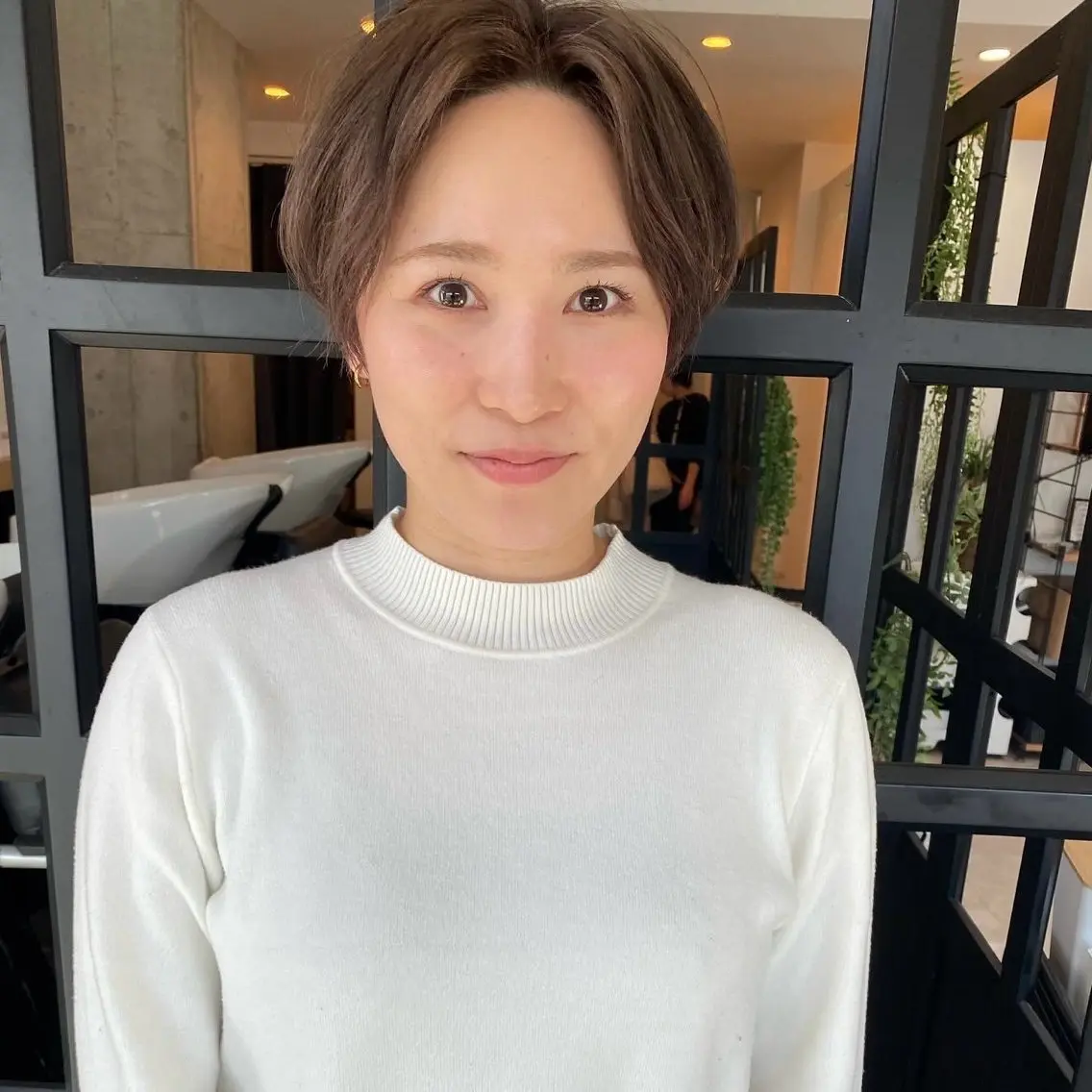 ショート ハイライト 髪質改善 レイヤーカット ショートヘア ショート職人 美容師【KENTA】のヘアスタイル