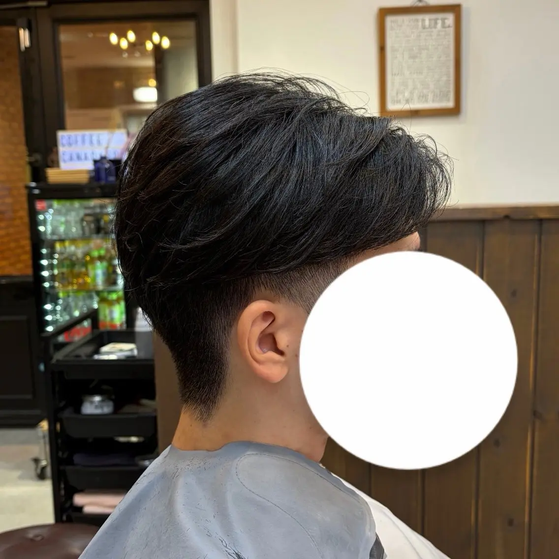 メンズ カット 加茂野 緑のヘアスタイル