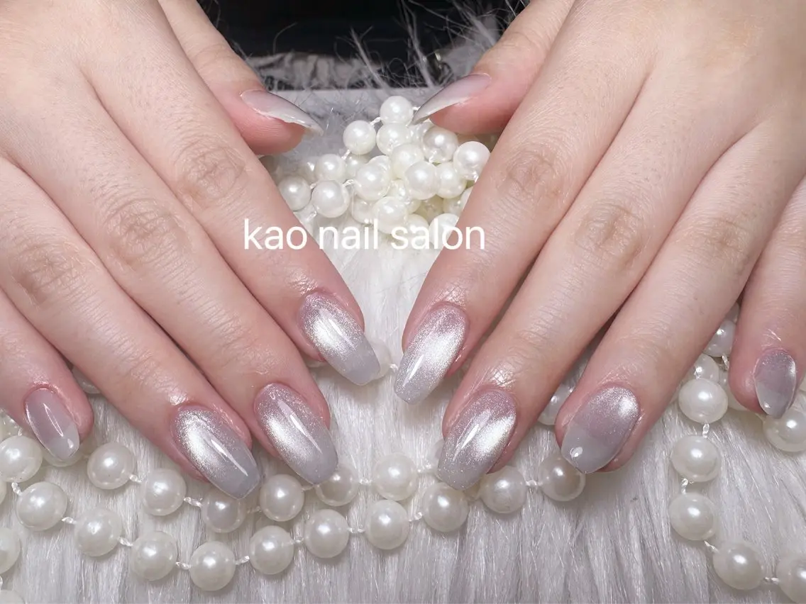 ネイル ハンドネイル kao nail マグネット/長さだしのネイルデザイン