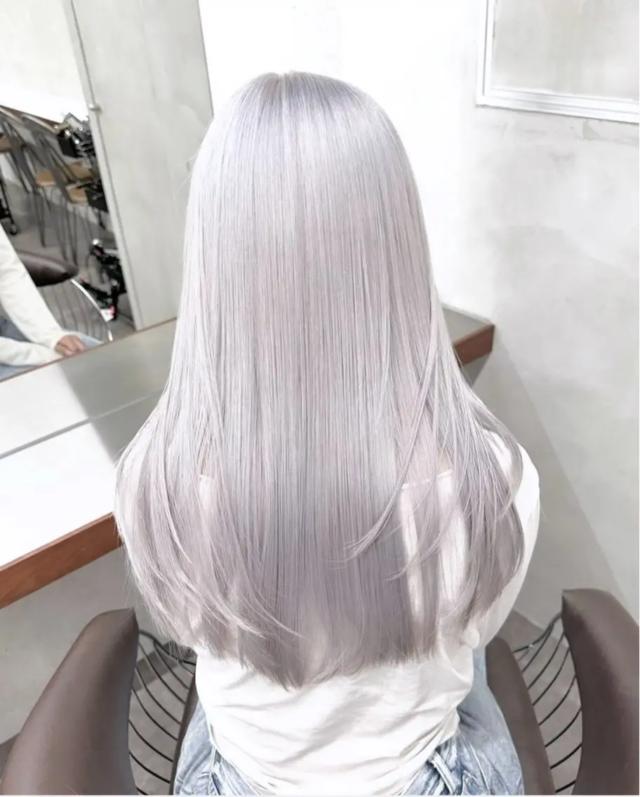ロング カラー ✨ ラフィス川崎✨ しゅけ髪質改善カラーのヘアスタイル
