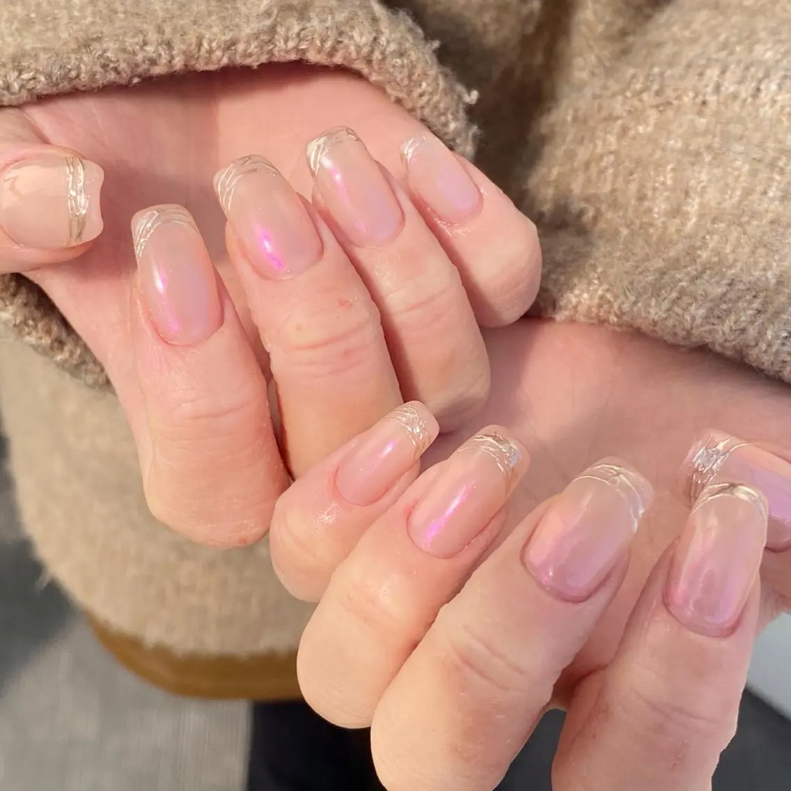 ネイル ミラーネイル ハンドネイル ハンドケア nail salon アトリエBONOのネイルデザイン