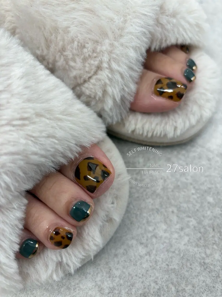 ネイル フットネイル フットネイル 27salon yuinaのネイルデザイン