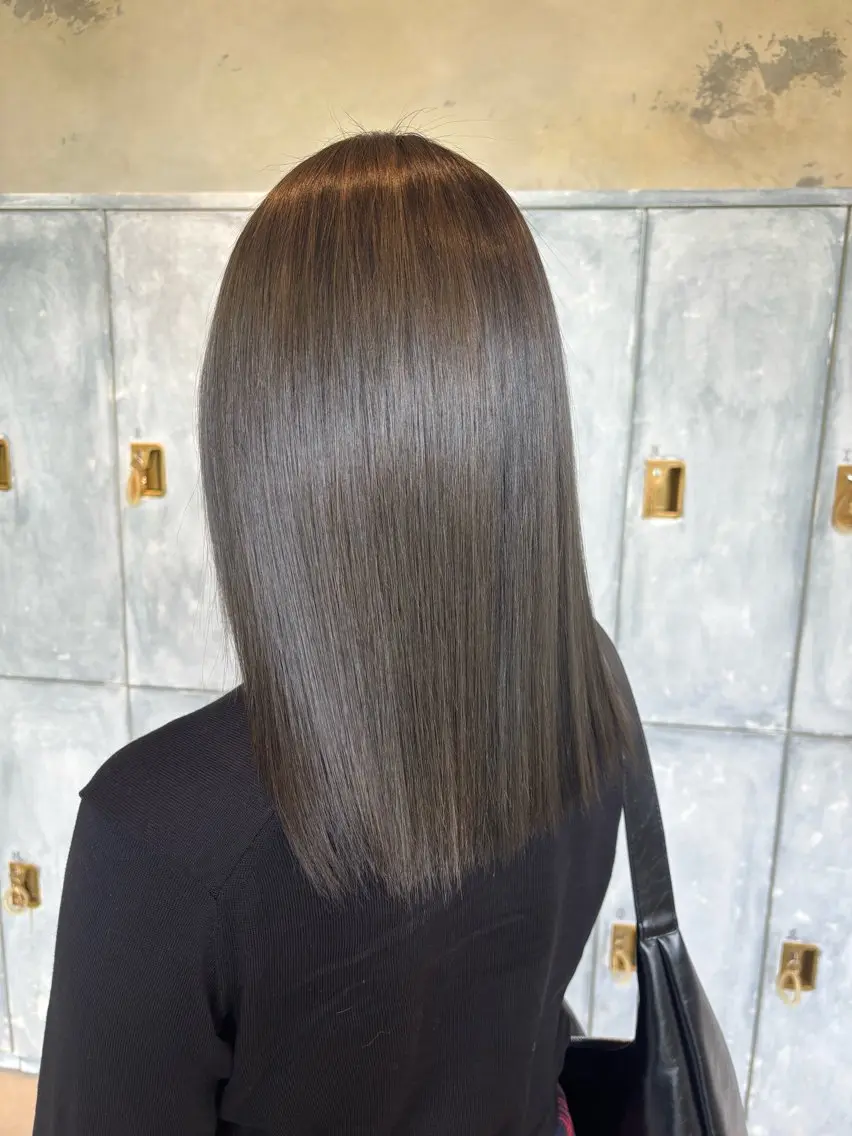カラー 髪質改善 ヘアカラー トリートメント comeghead 琴音のヘアスタイル