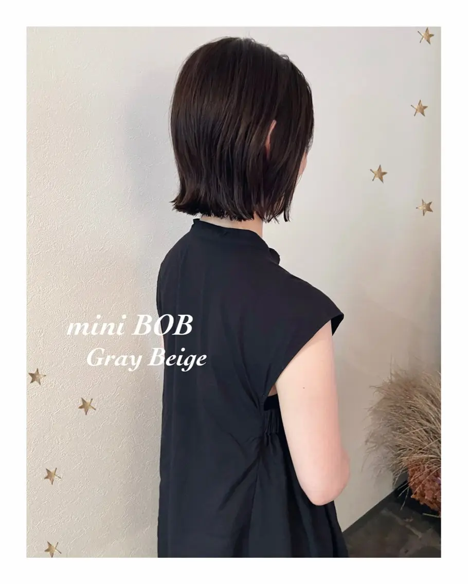 ショート カラー カット ヘアカラー 市川 千夏のヘアスタイル