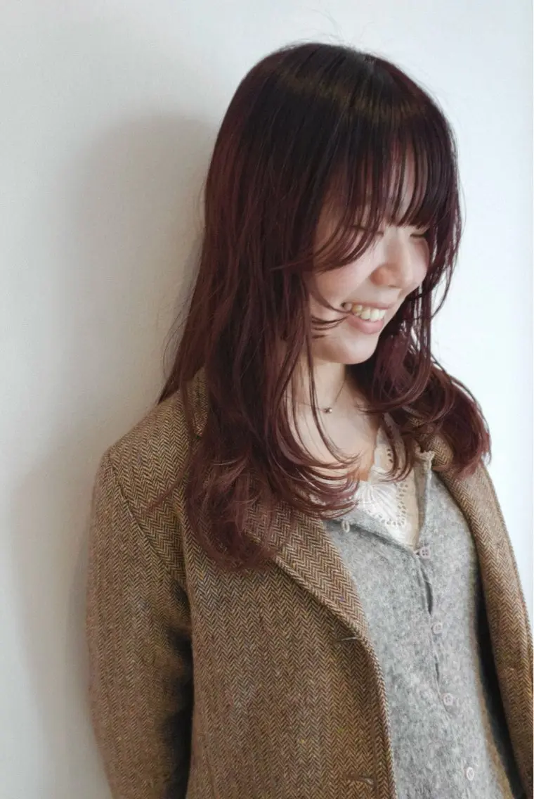 セミロング レイヤーカット カット haku 芽実のヘアスタイル