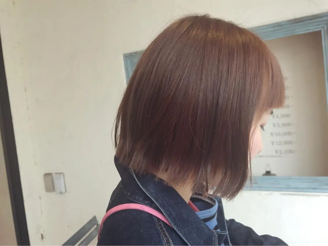 ミディアム オリーブ透明感カラー 表参道/MIKUのヘアスタイル