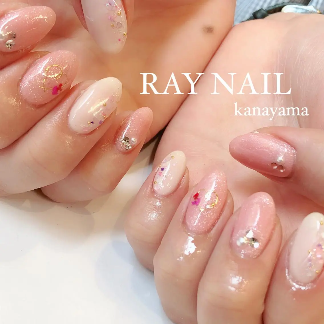 ネイル オフィスネイル Arowa 伊田のネイルデザイン