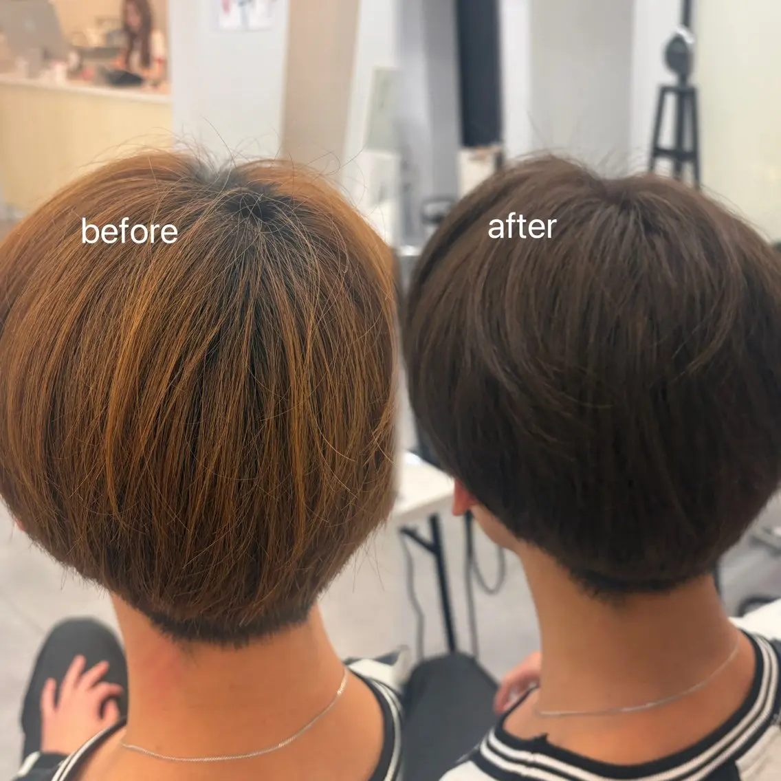 メンズ ヘアカラー トリートメント 🎀miyu🎀 カラー/縮毛矯正のヘアスタイル