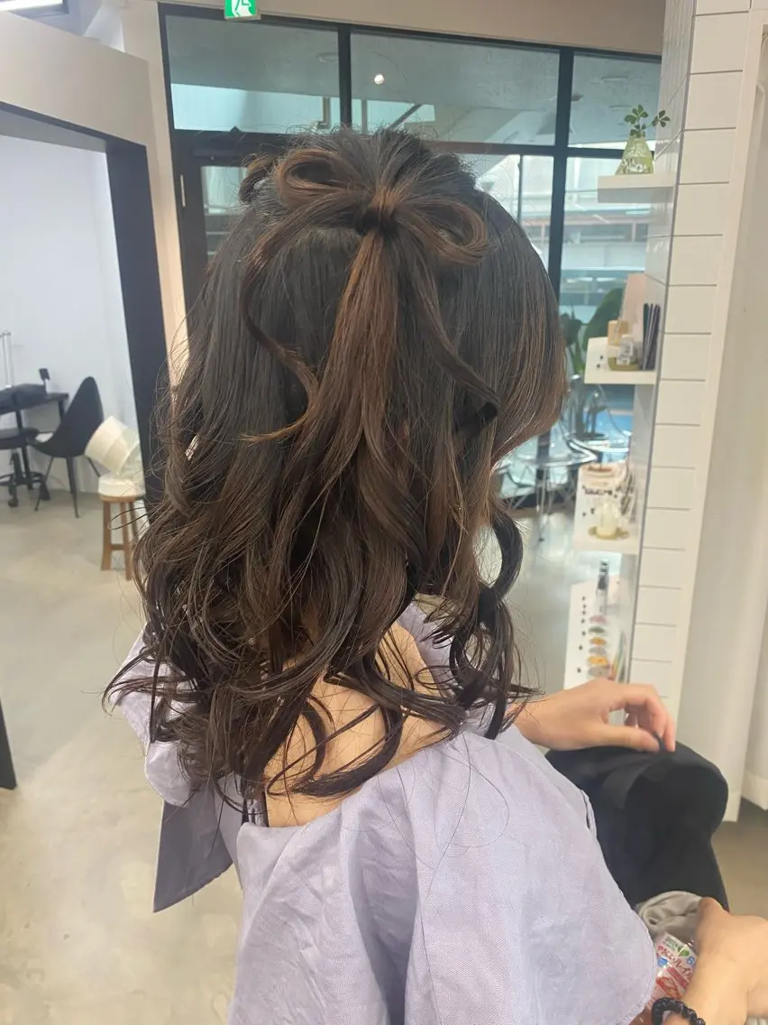 ミディアム ヘアアレンジ ご予約は2月まで！ maho‪🐈🎀のヘアスタイル