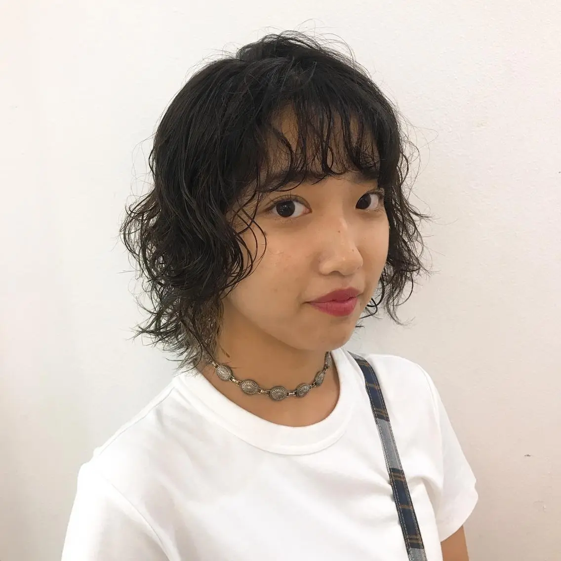 パーマ ウルフカット 💓パーマ，💗 レイヤーカットのヘアスタイル