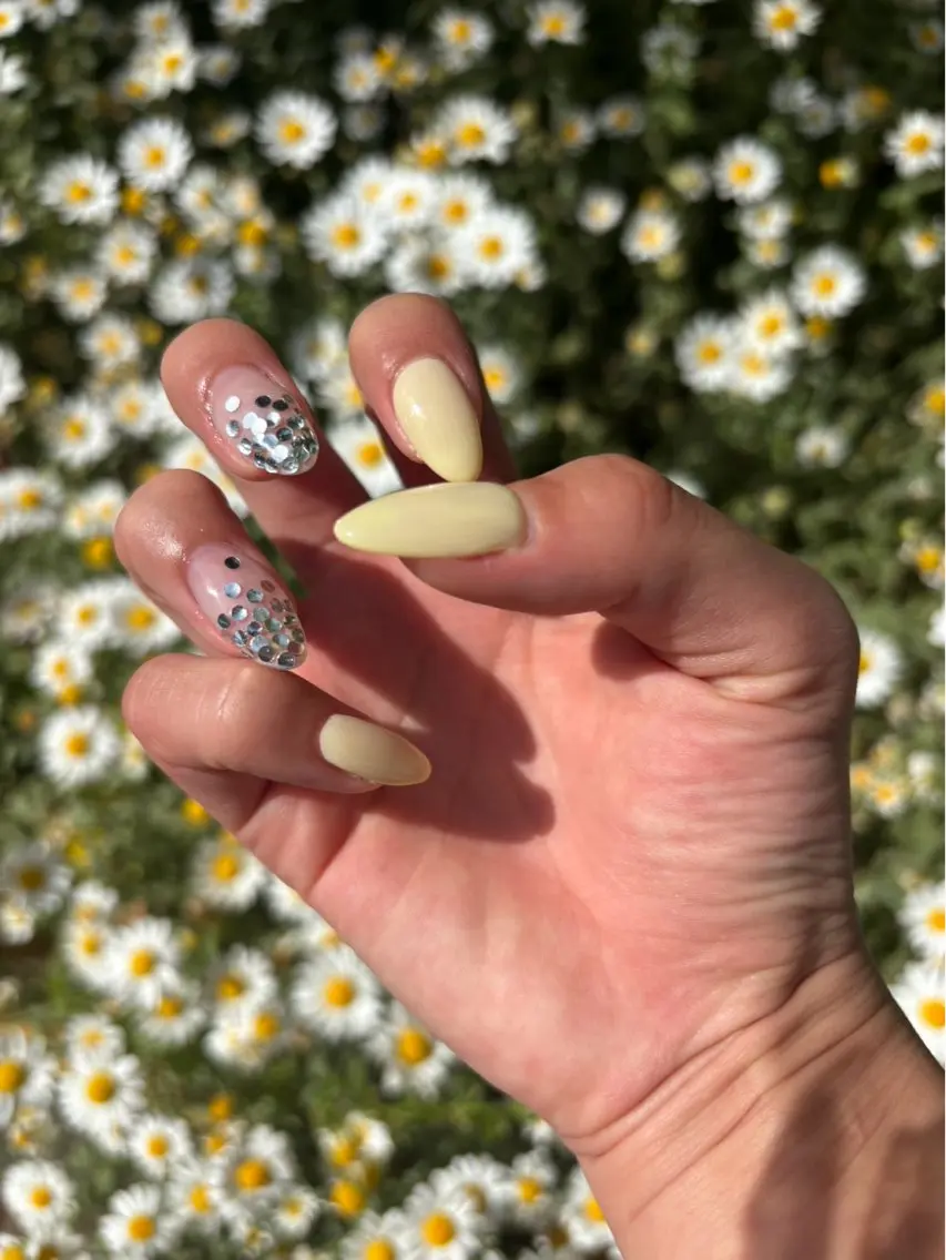 ネイル 黄色 ハンドネイル ちゃ～み～nail ひよりのネイルデザイン