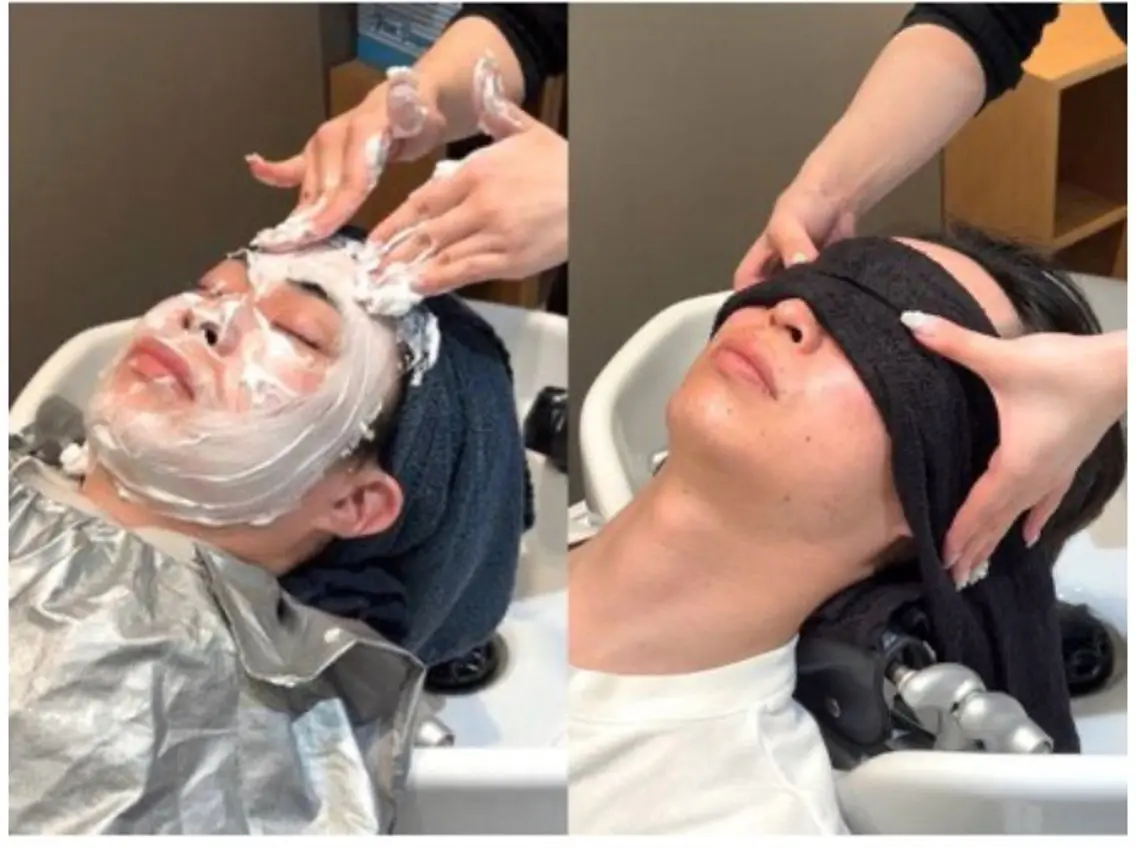 【平日限定】【新規限定】メンズカット✂️✖️眼精疲労スパ👀orメンズ洗顔の写真